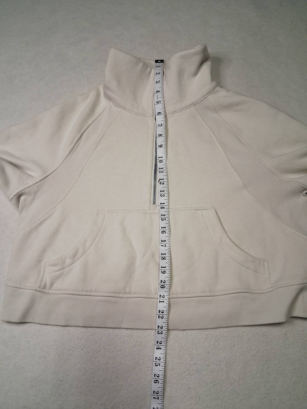 lululemon athletica Women's Half-Zip Pullover - Cream - Picture 4 of 12